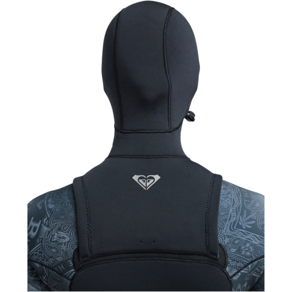 2026 Roxy Frauen Swell Natural 5/4mm Brustrei&szlig;verschluss Mit Kapuze Neoprenanzug 26BW203503 - Bandana